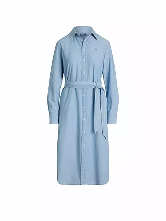 POLO RALPH LAUREN | Prodotto: Midikleid
Marke: POLO RALPH LAUREN
Farbe: blau
Kategorien: Moda,Donna

Lunghezza delle maniche: Manica lunga
Materiale: Cotone
Forma del colletto: Collo a camicia
Motivo: Tinta unita
Vestibilità (capispalla): Regular
Stile e occasione: Tempo li | 